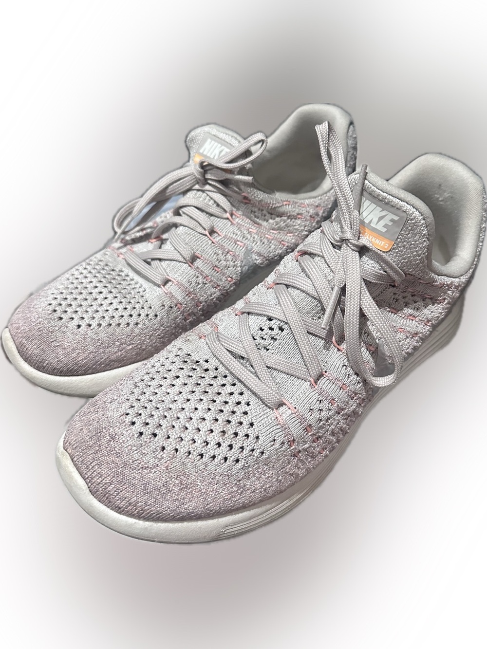 Nike Women’s Athletic Shoes - Light Pink & Silver Swoosh